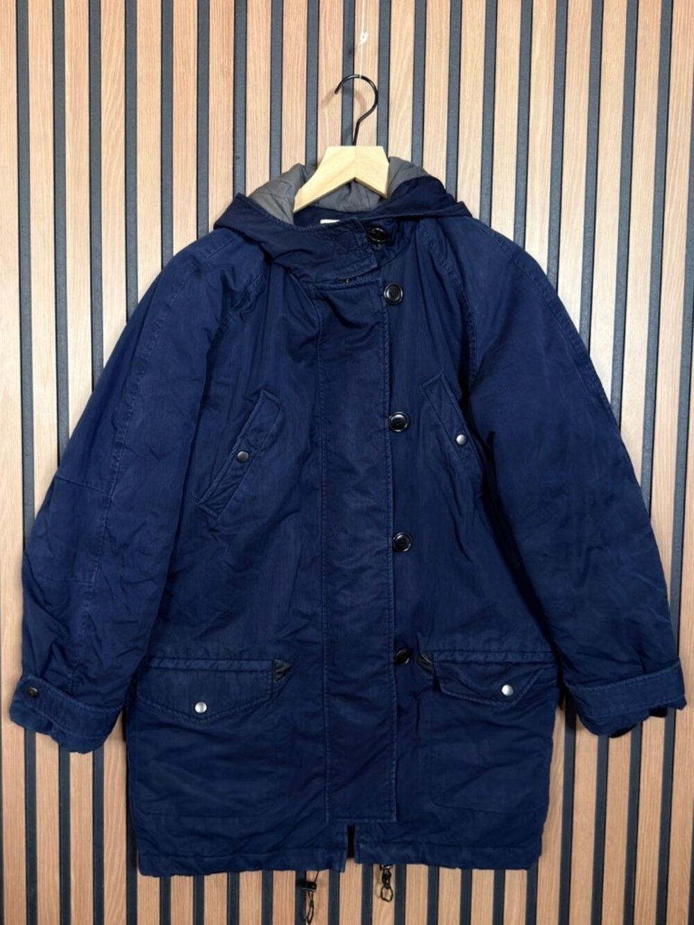 Isabel Marant Parka Jacket 38 Women’s Dark Blue Blue Hooded